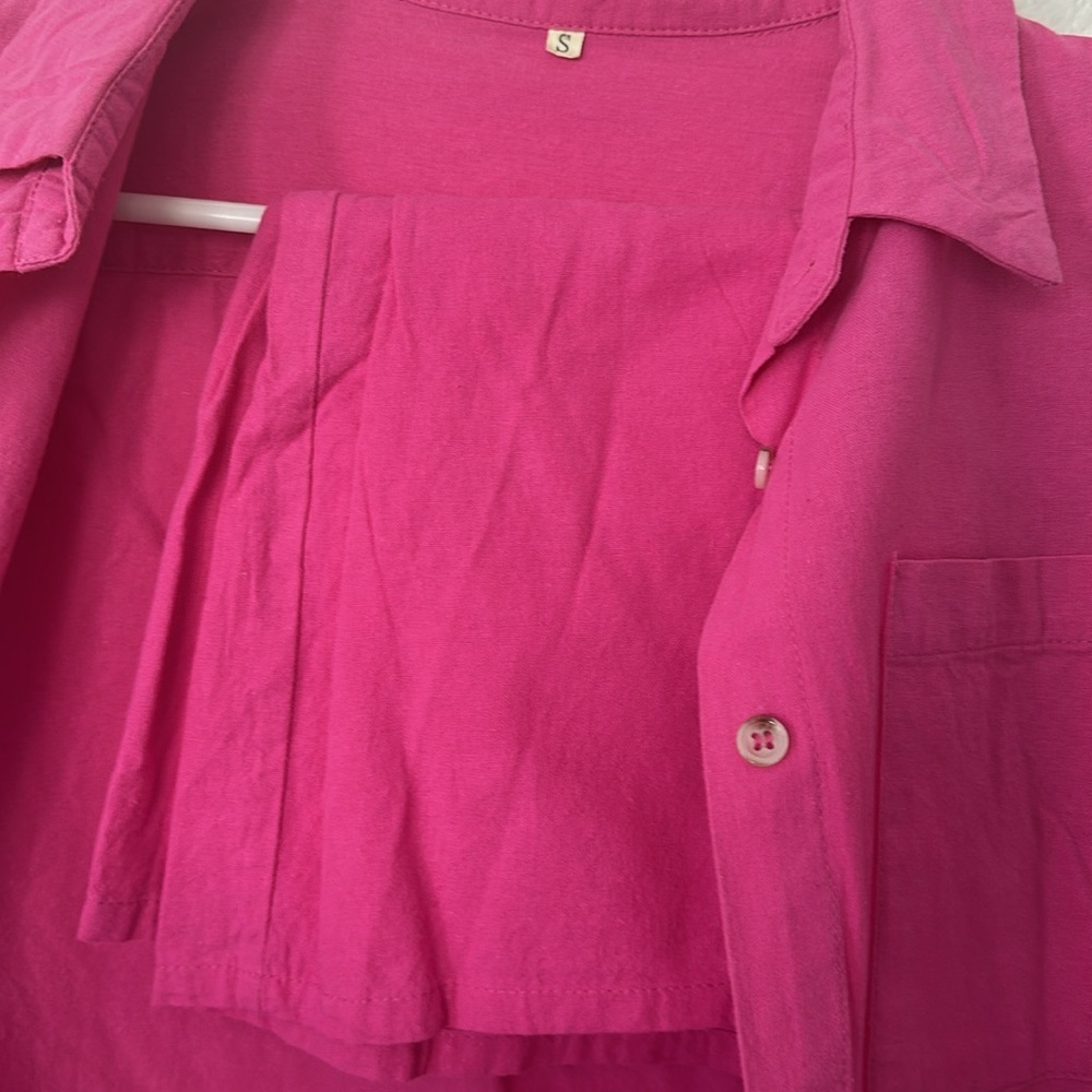 Pink Top & Shorts Set - Picture 4 of 6